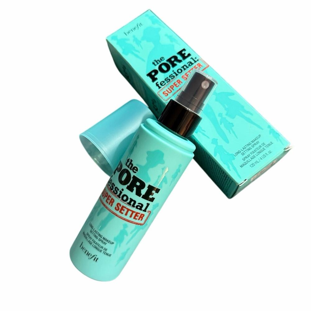Benefit The POREfessional Super Setter Long-Lasting Makeup Setting Spray NIB $36